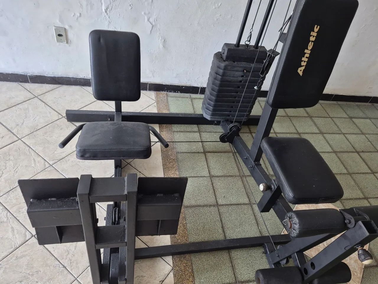 Estação de Musculação Athletic power plus com Leg press - Foto 4