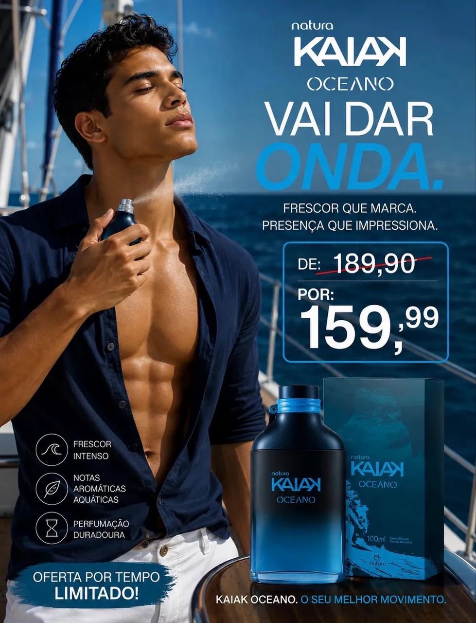 Perfume Kaiak na promoção  - Foto 3