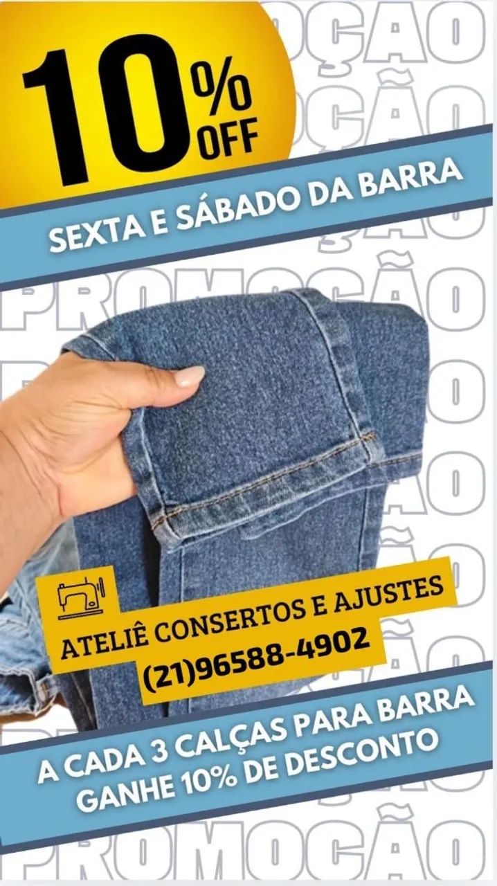 COSTUREIRA - CONSERTOS E REFORMAS