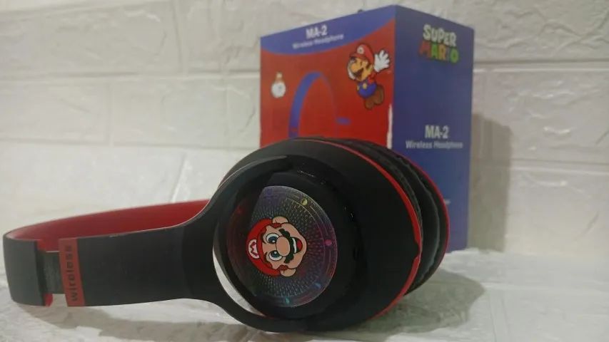 Headphone Super Mario - Dia das Crianças 