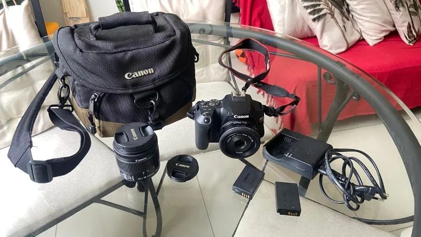 [VENDO] Kit Completo Câmera Canon SL3 (Semi-nova, estado de zero!)