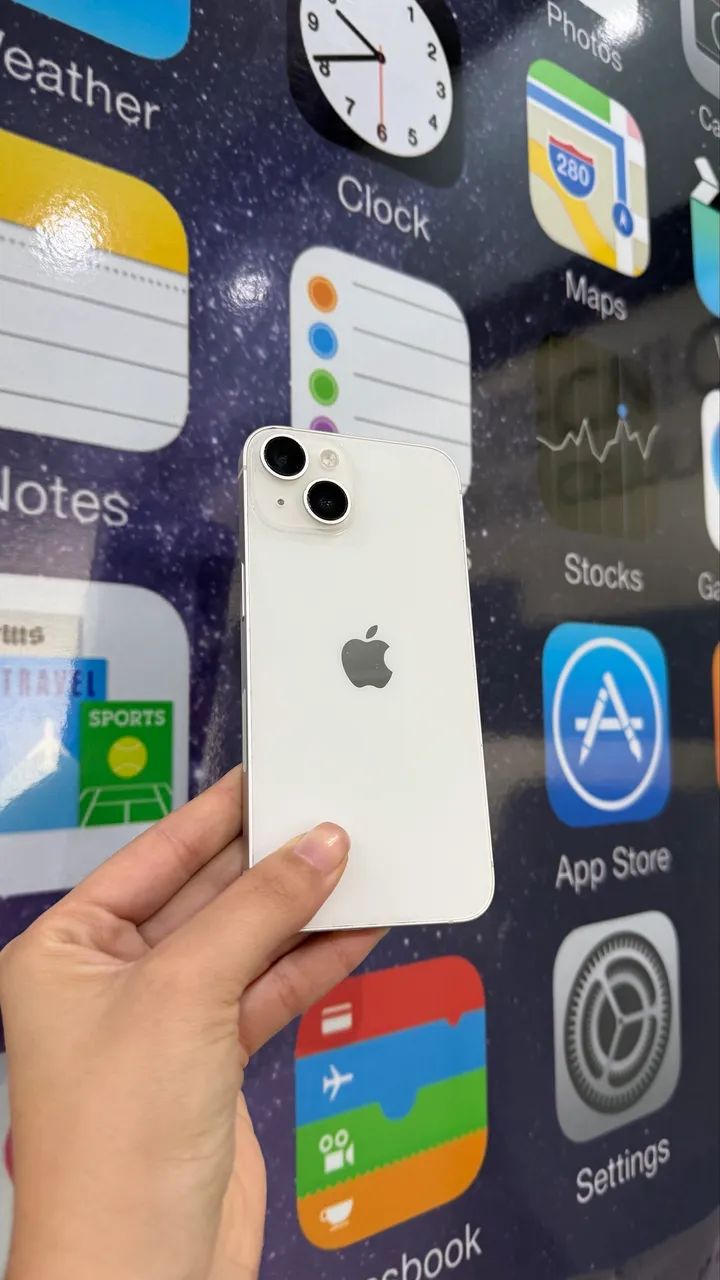 14 BRANCO 128 GB DISPONÍVEL 