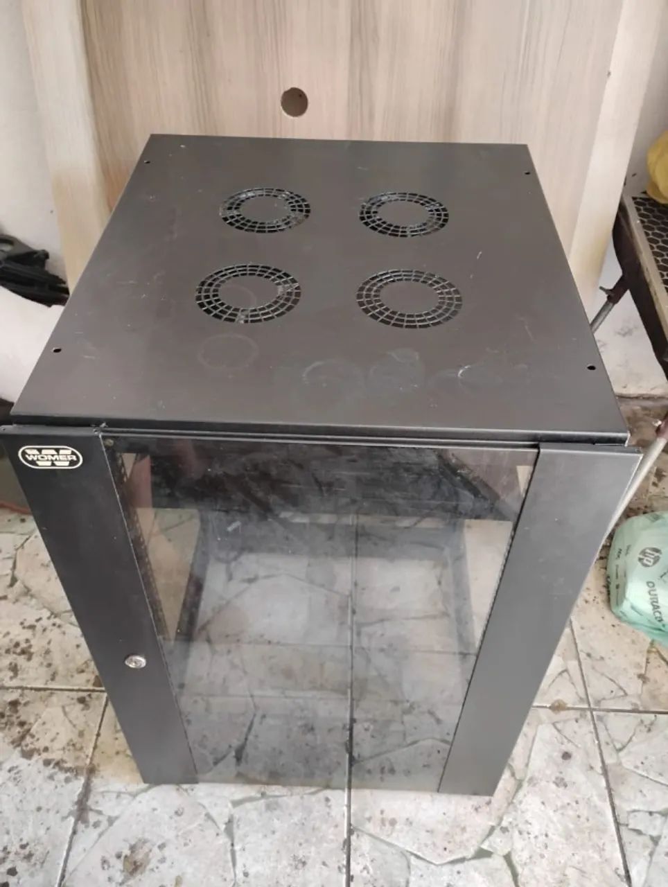Rack de piso padrão 19 polegadas 16 U com acessórios. - Foto 2