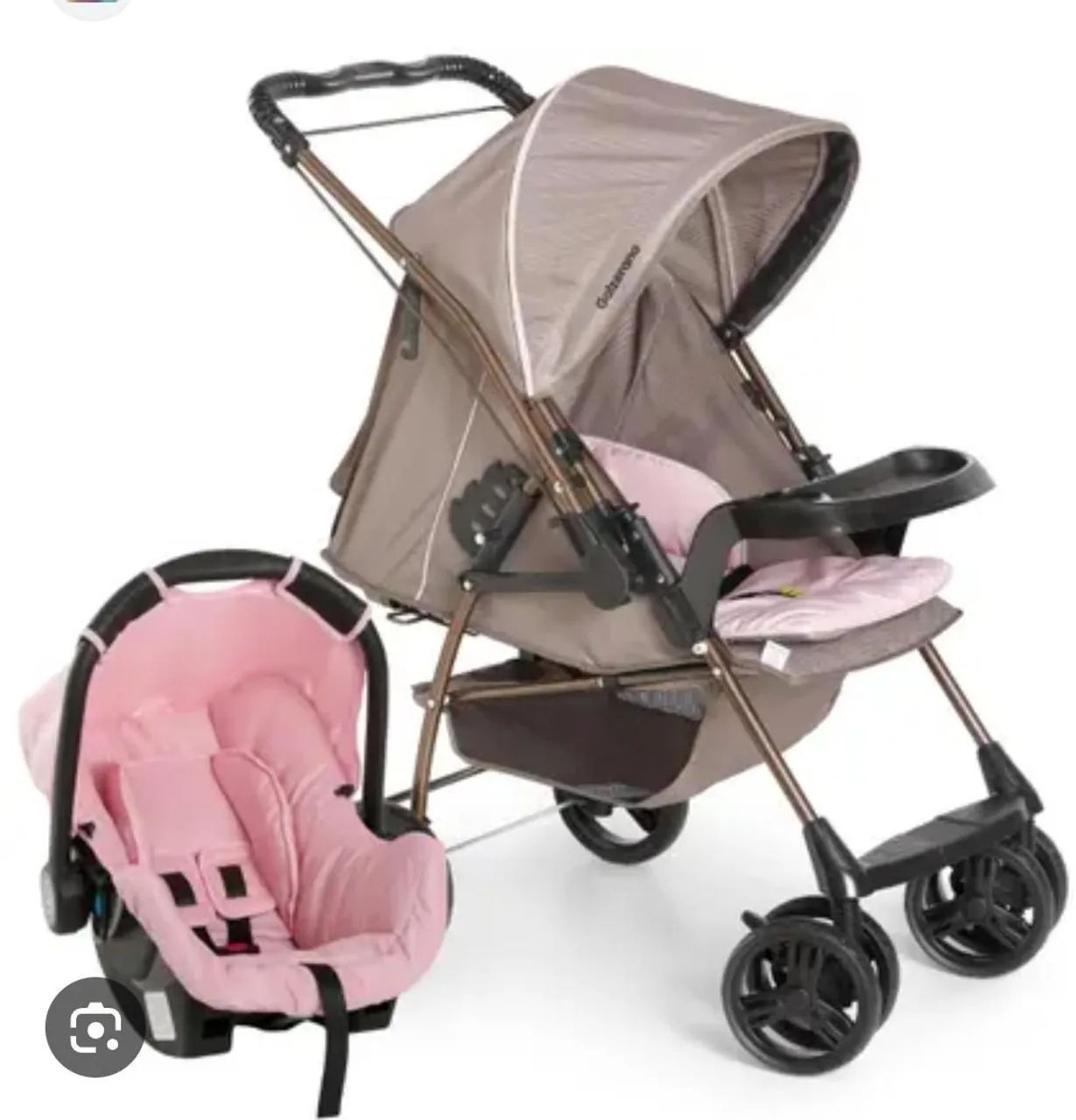 CARRINHO DD BEBÊ+ BEBÊ CONFORTO 