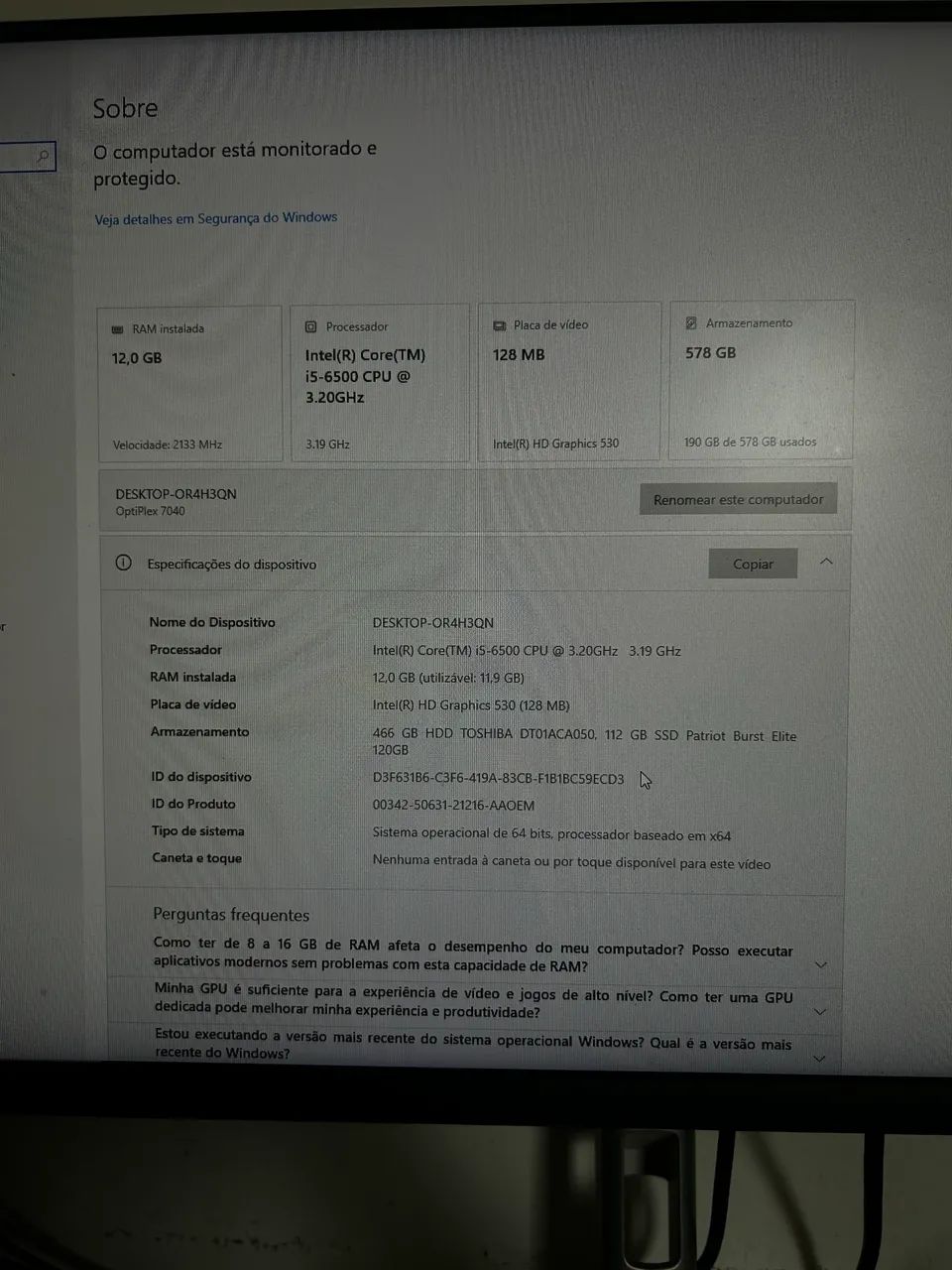 PC DELL OPTIPLEX 7040  - Foto 2