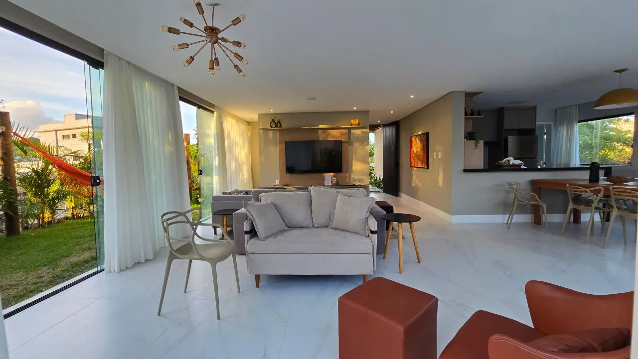 Maravilhosa casa Duplex, Nova, 5 suítes, excelente Acabamento, Mobiliada, Costa do Sauípe, - Foto 7