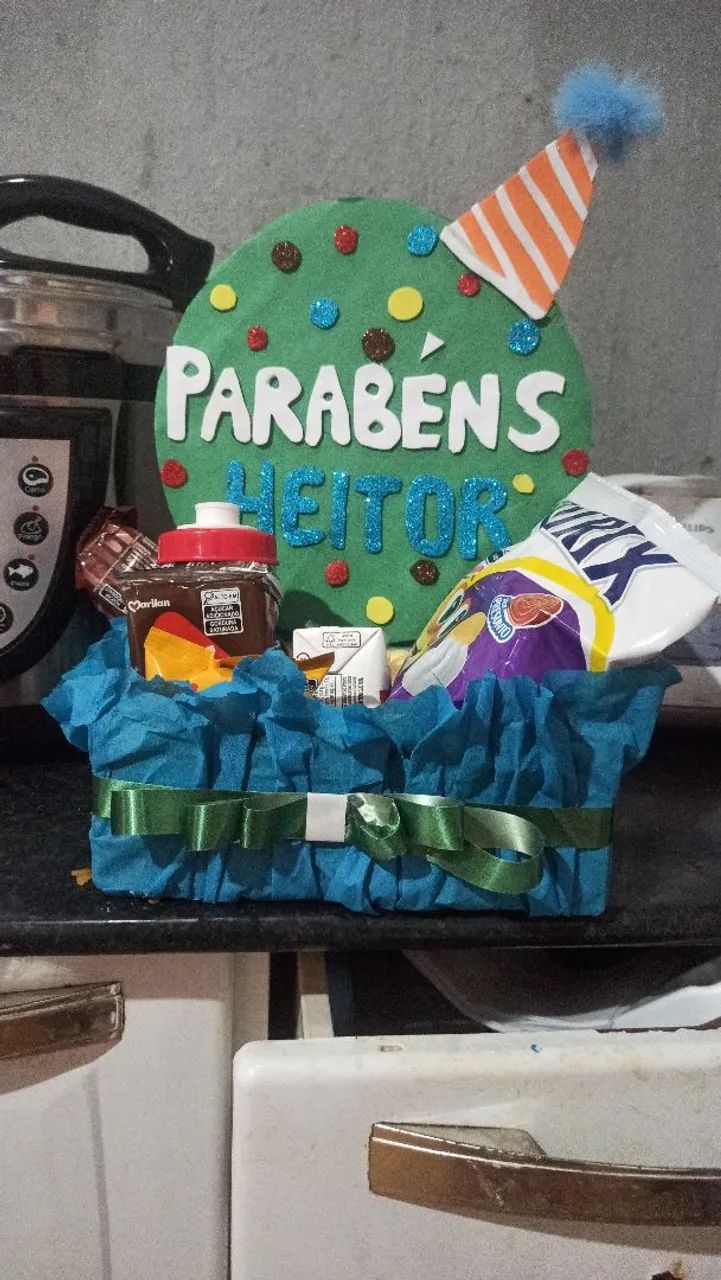 Cesta de presentes infantil 