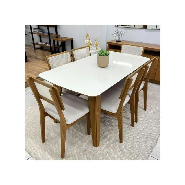 Mesa de jantar 6 cadeiras - Foto 2