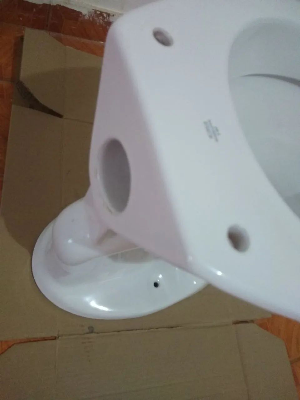 Vaso sanitário privada bacia banheiro branca - Foto 5