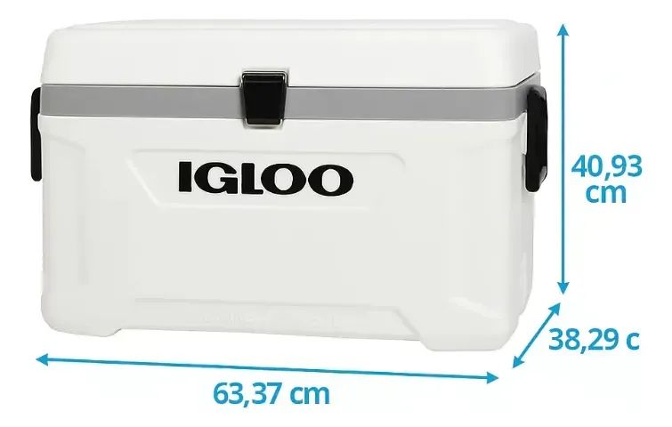Caixa Térmica Cooler Praia Pesca Marine Igloo 51 Litors 78 latas - Foto 3