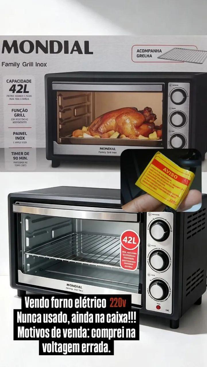 Forno elétrico novo - Foto 4