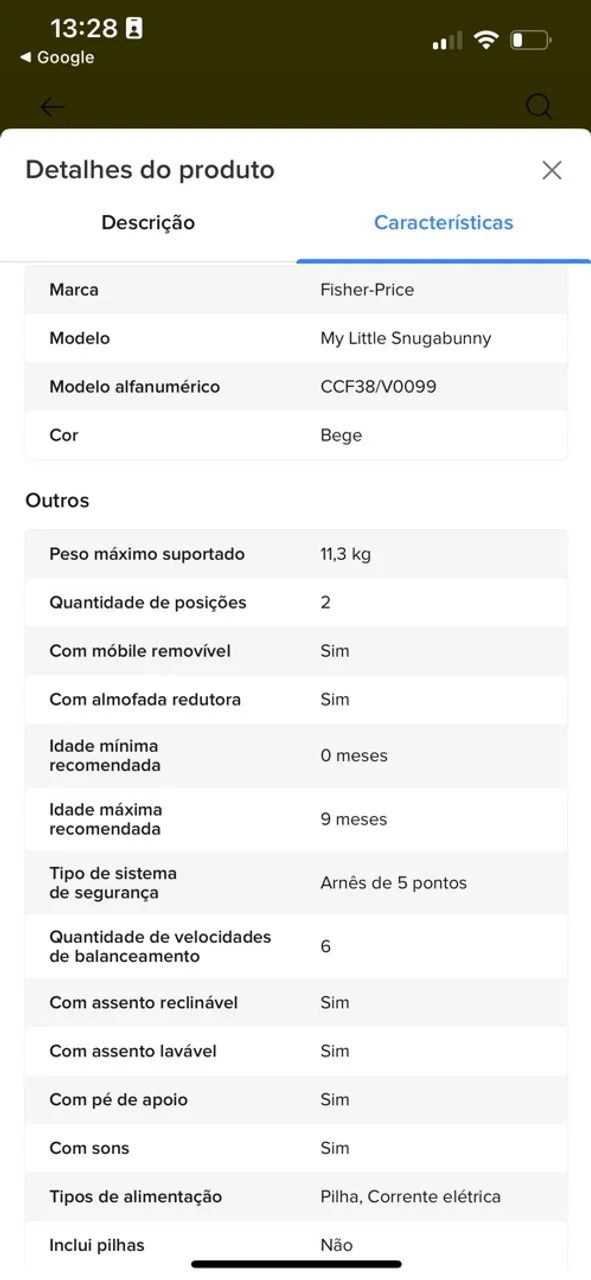Balanço para bebê  - Foto 3