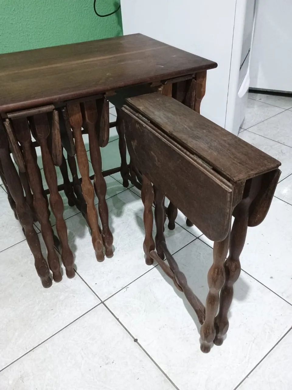 Mesa ninho antiga jacarandá  - Foto 2