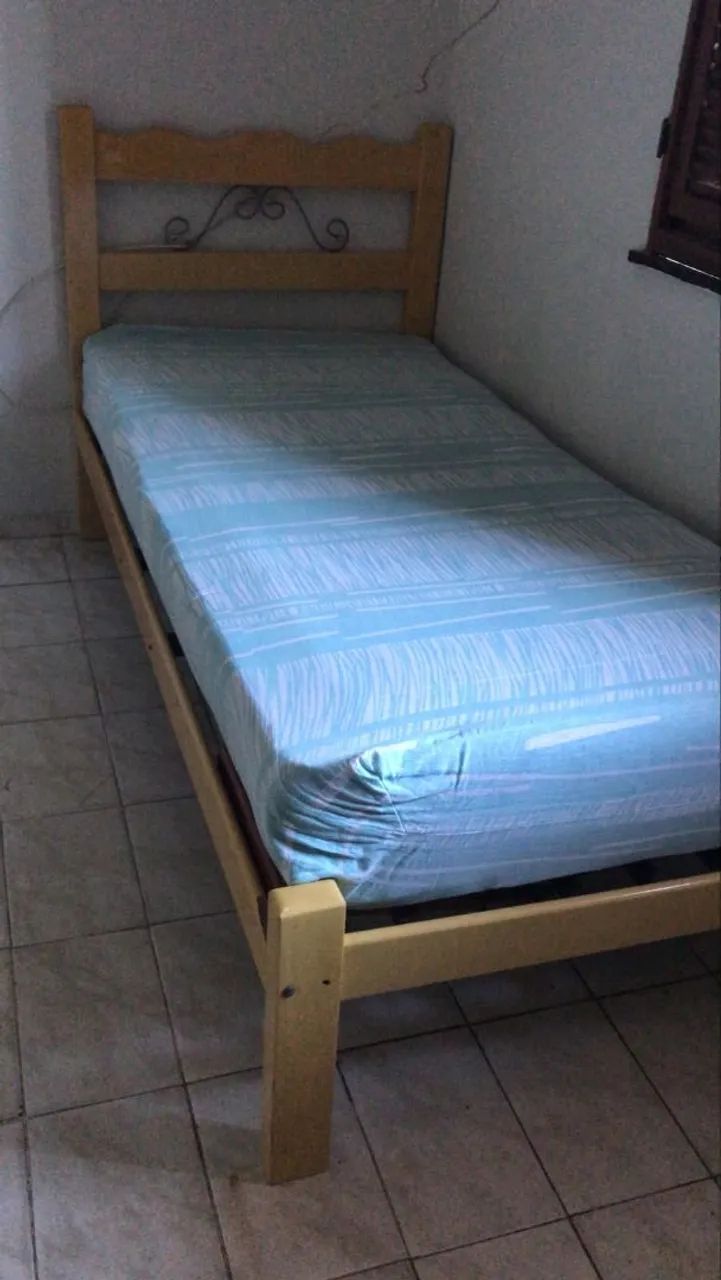 Cama de solteiro com colchão  - Foto 2