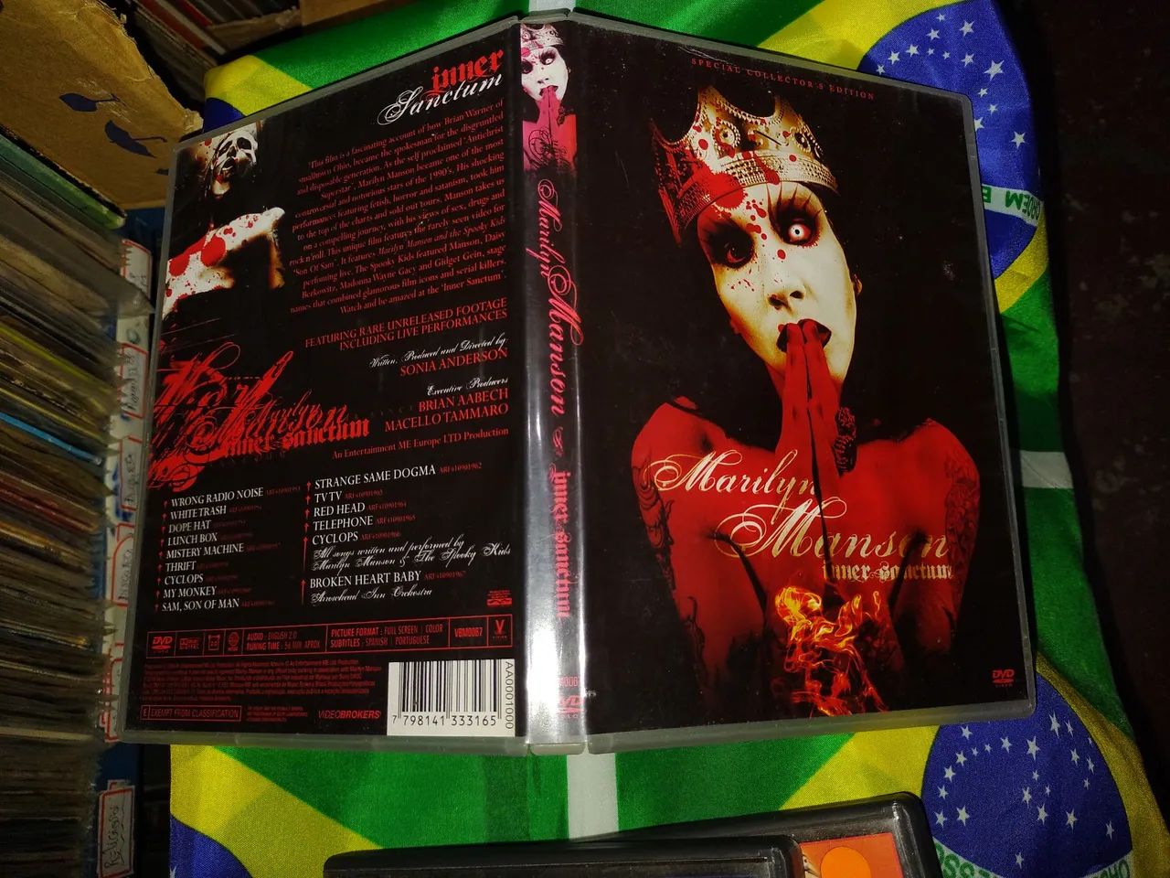 Marilyn Manson Dvd original, bom estado capa e disco. E outros!