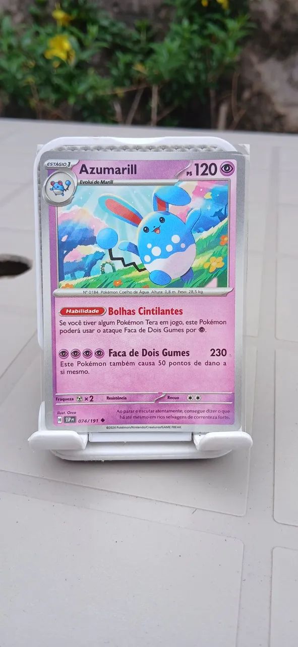 Carta Pokemon Azumarill Normal - Foto 4