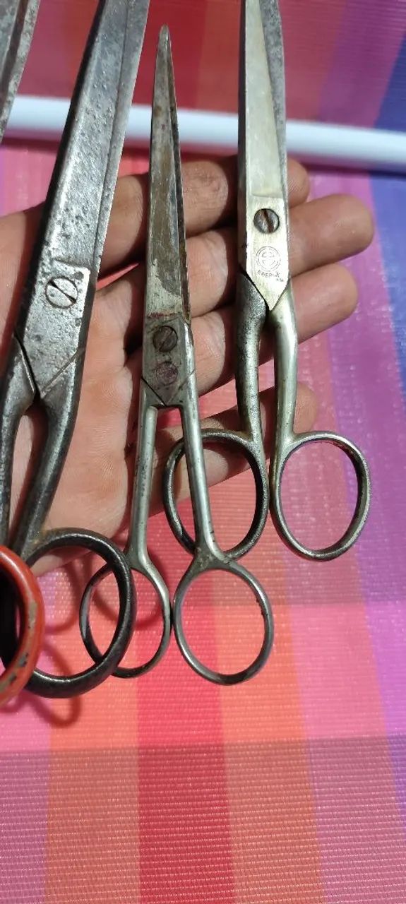 Tesouras antigas lote - Foto 3
