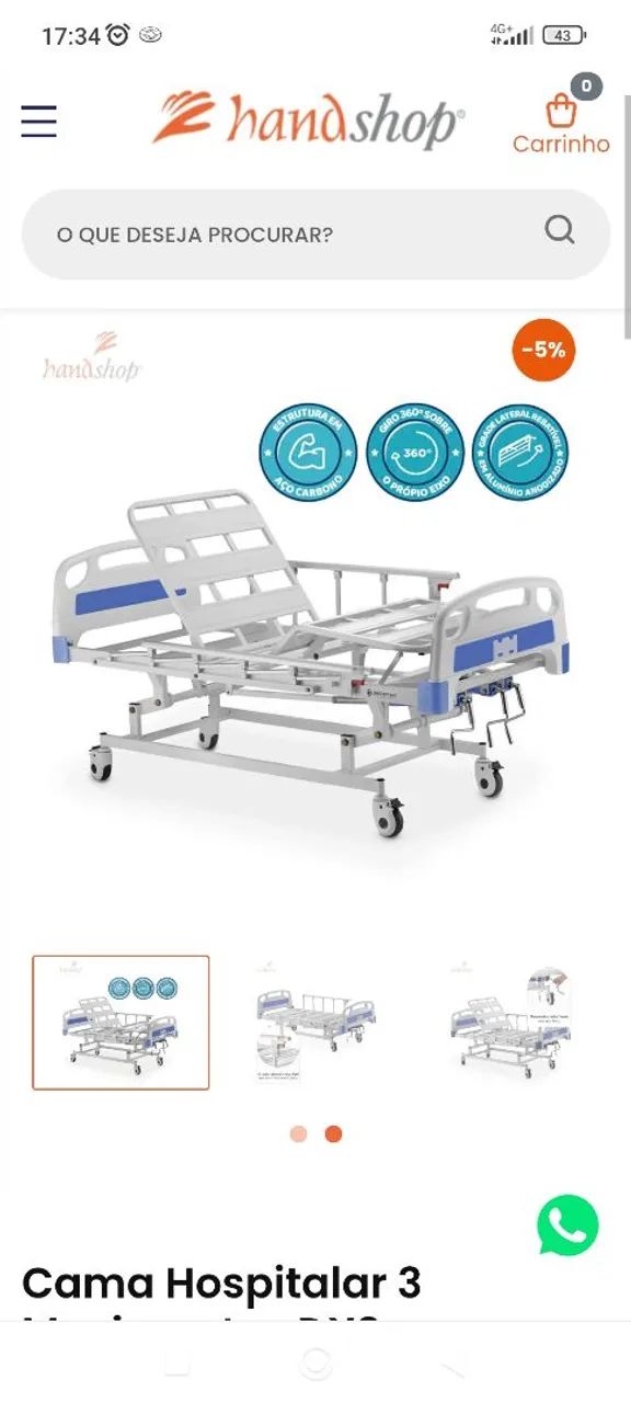 Cama hospitalar  - Foto 3