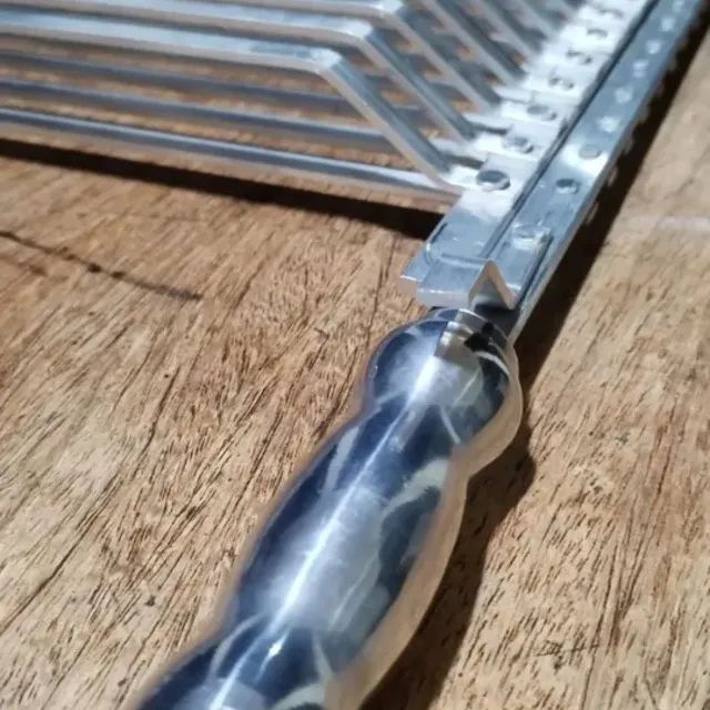 GRELHA PARA PEIXE EM ALUMINIO - Foto 3