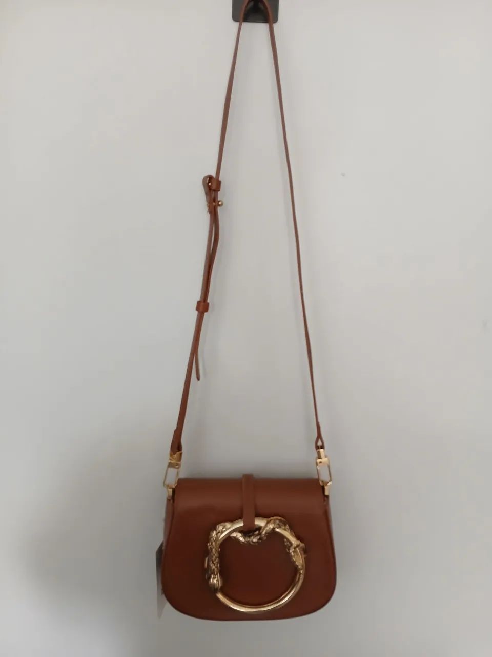 BOLSA AREZZO COURO LEGÍTIMO MARROM  - Foto 2