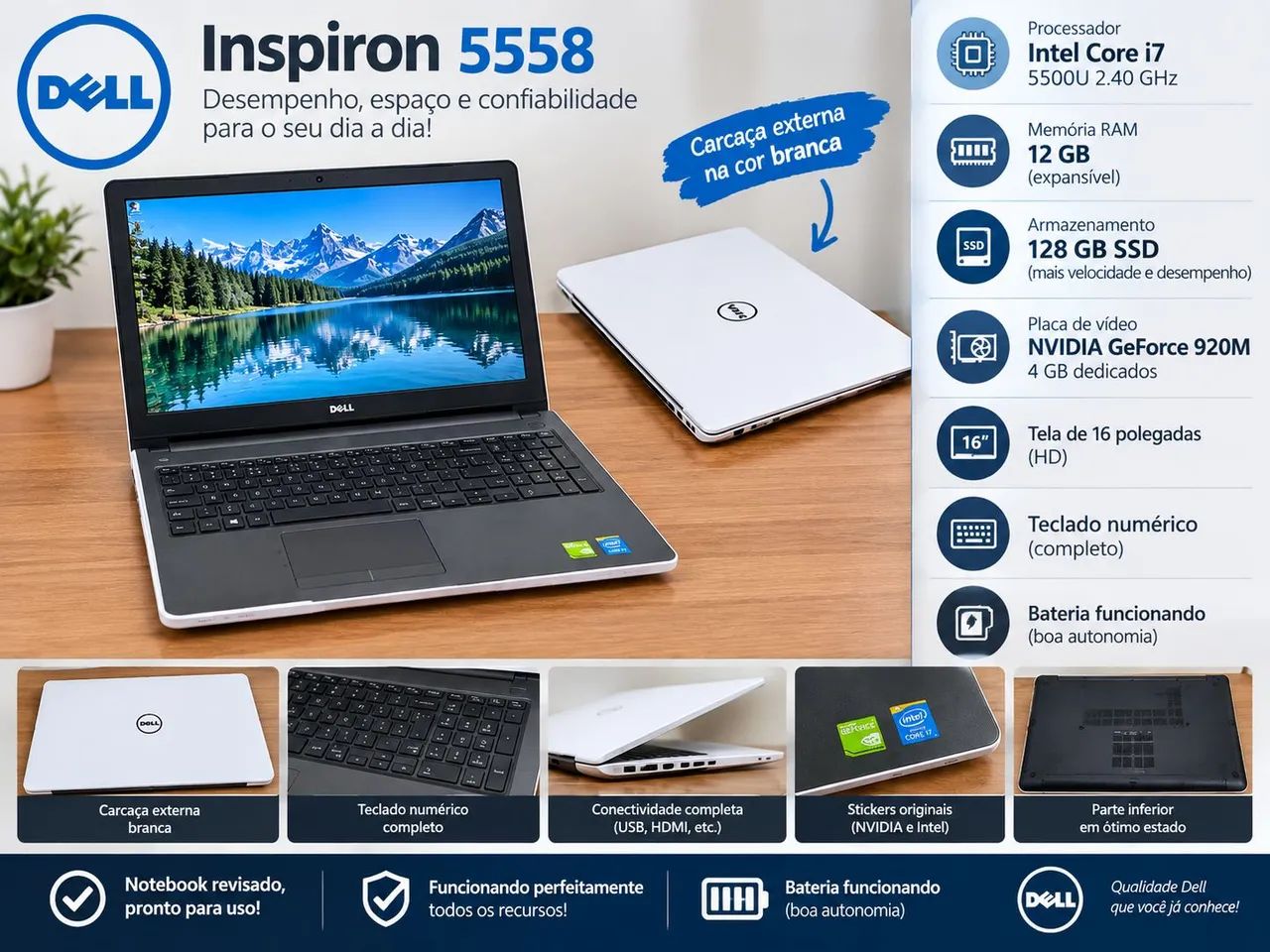 Notebook DELL Core I7