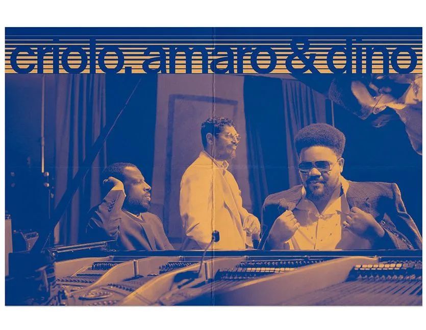 Criolo, Amaro e Dino disco de vinil lp  - Foto 2