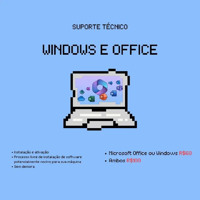 Ativação de Windows e Office