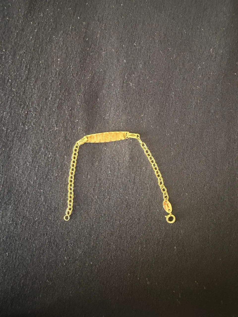 Pulseira infantil ouro