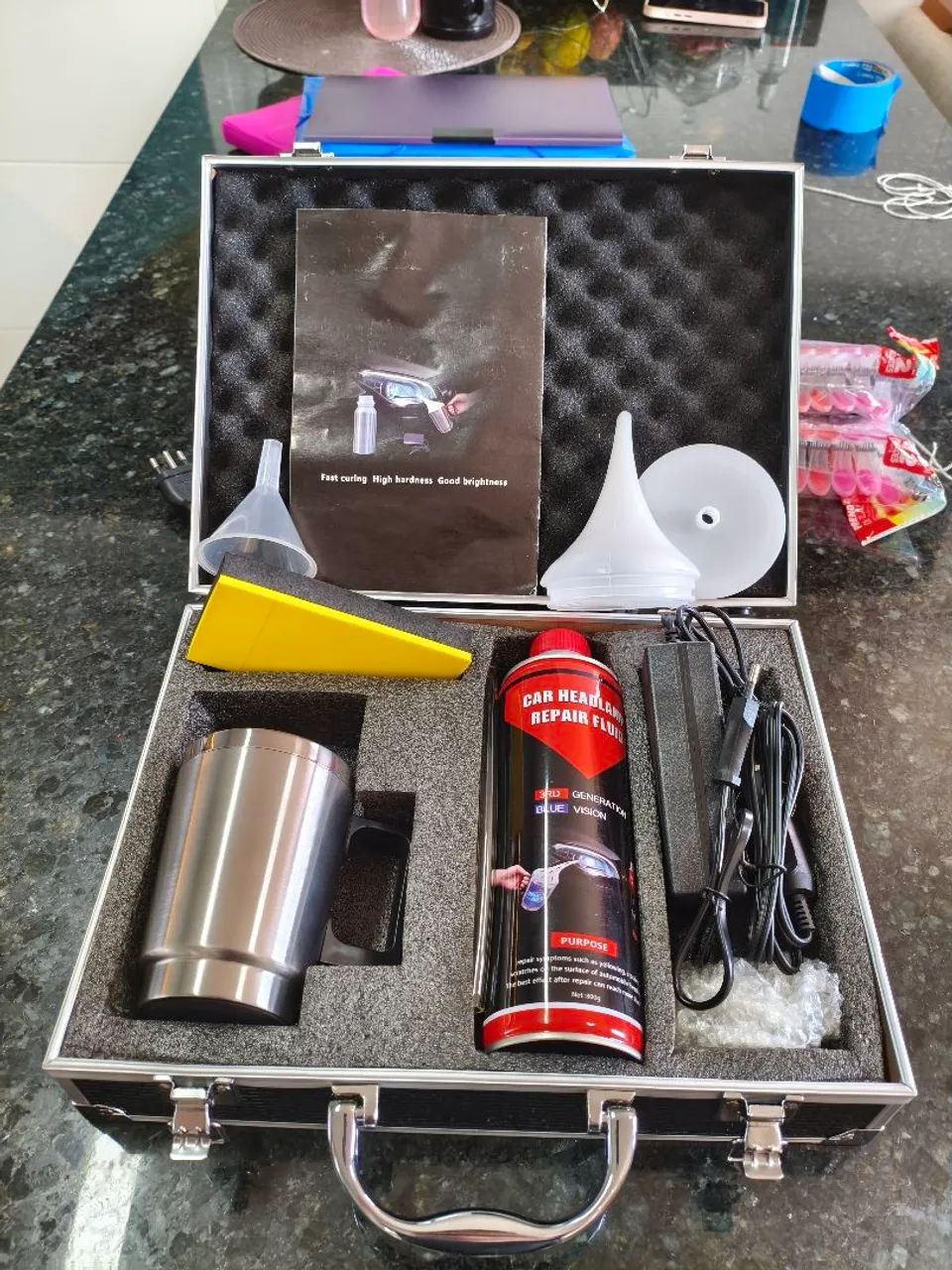 Kit revitalizandor de faróis  - Foto 5