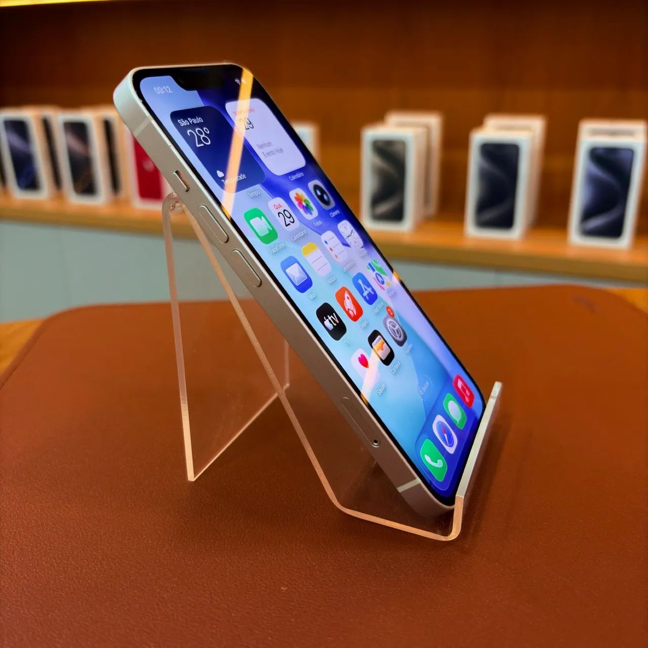 IPHONE 13 BRANCO 128 GB - IMPECÁVEL  - Foto 3