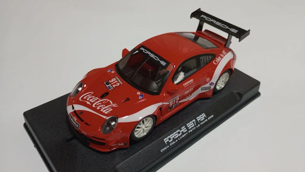 carro de autorama Porsche Coca Cola