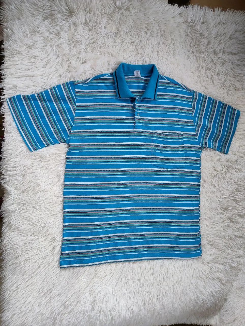 Camisa Polo Masculina Listrada G - Foto 2