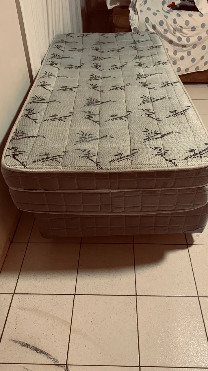 Cama Box Solteiro + Colchão D33 Soft Bamboo - Foto 3