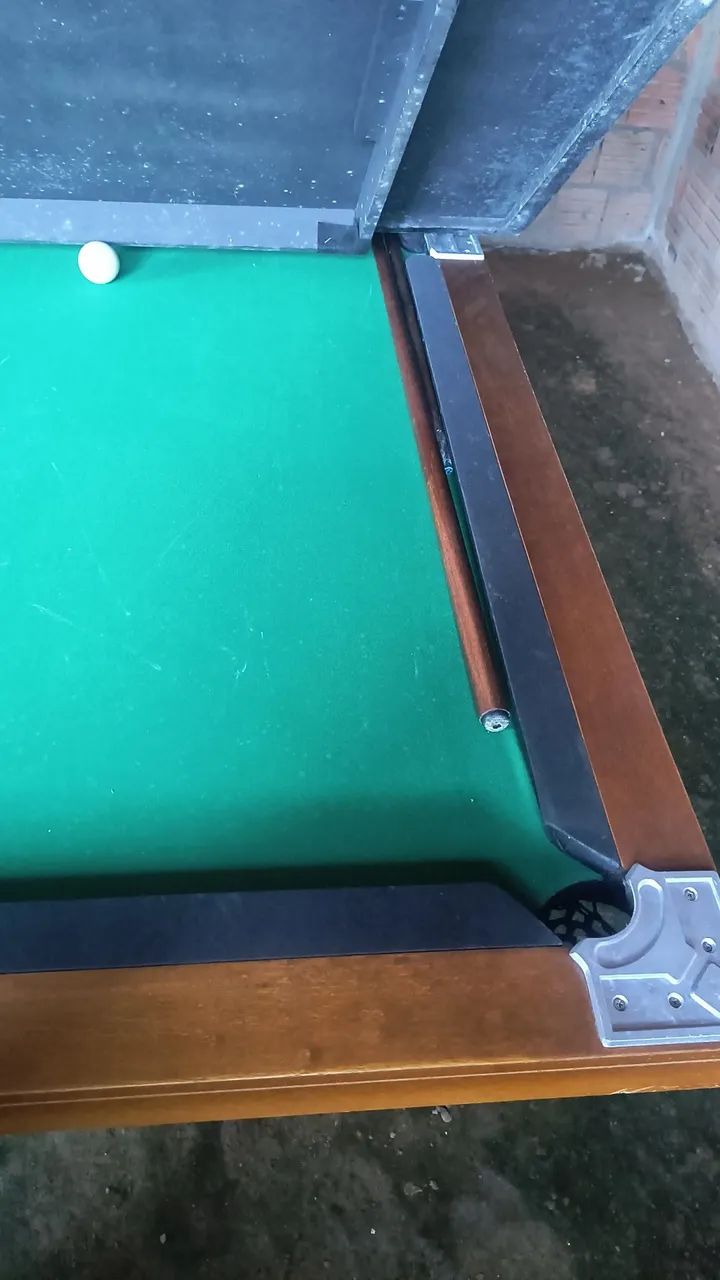 Vendo ou troco mesa de sinuca com tampo  - Foto 3