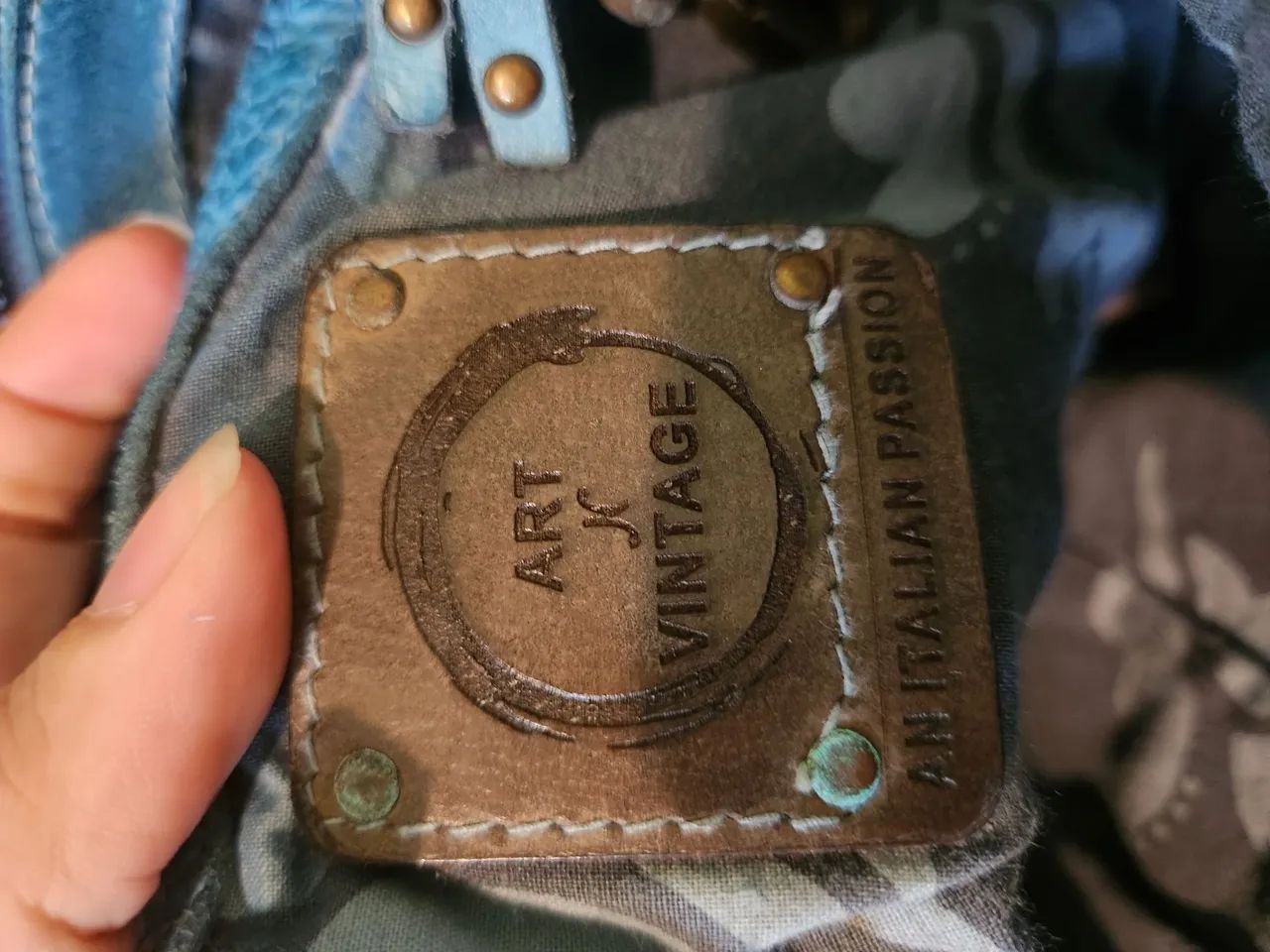 Bolsa mochila de couro italiana - Foto 5