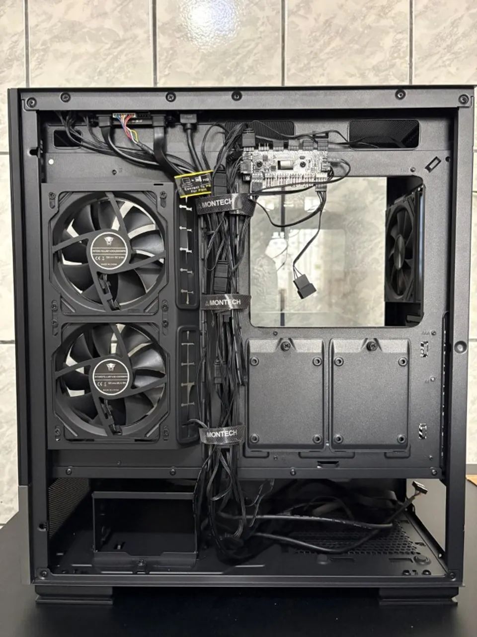 Gabinete Gamer Mid Tower Montech Sky Two, Vidro Temperado, com 5 Fans ARGB - Foto 2