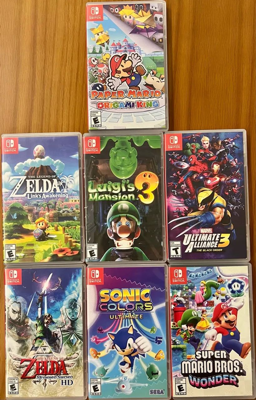 Vendo Nitendo Switch com 25 jogos físicos  - Foto 3