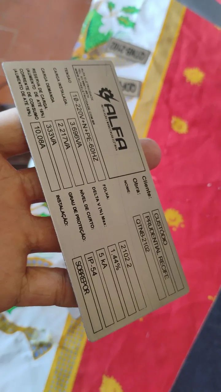 Placas de Sinalização 
