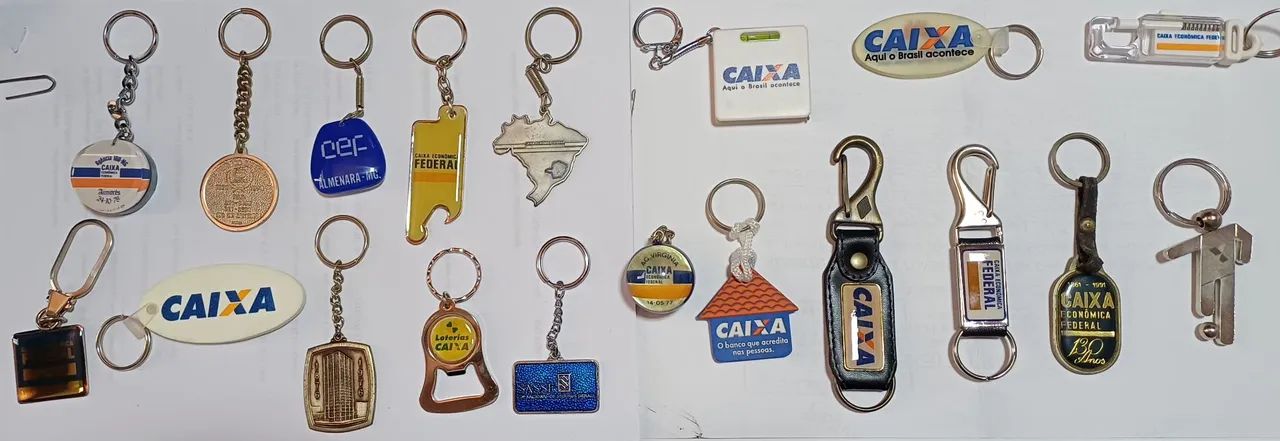 CHAVEIROS DA CEF- Diversos Coleção  Venda conjunto ou unidade