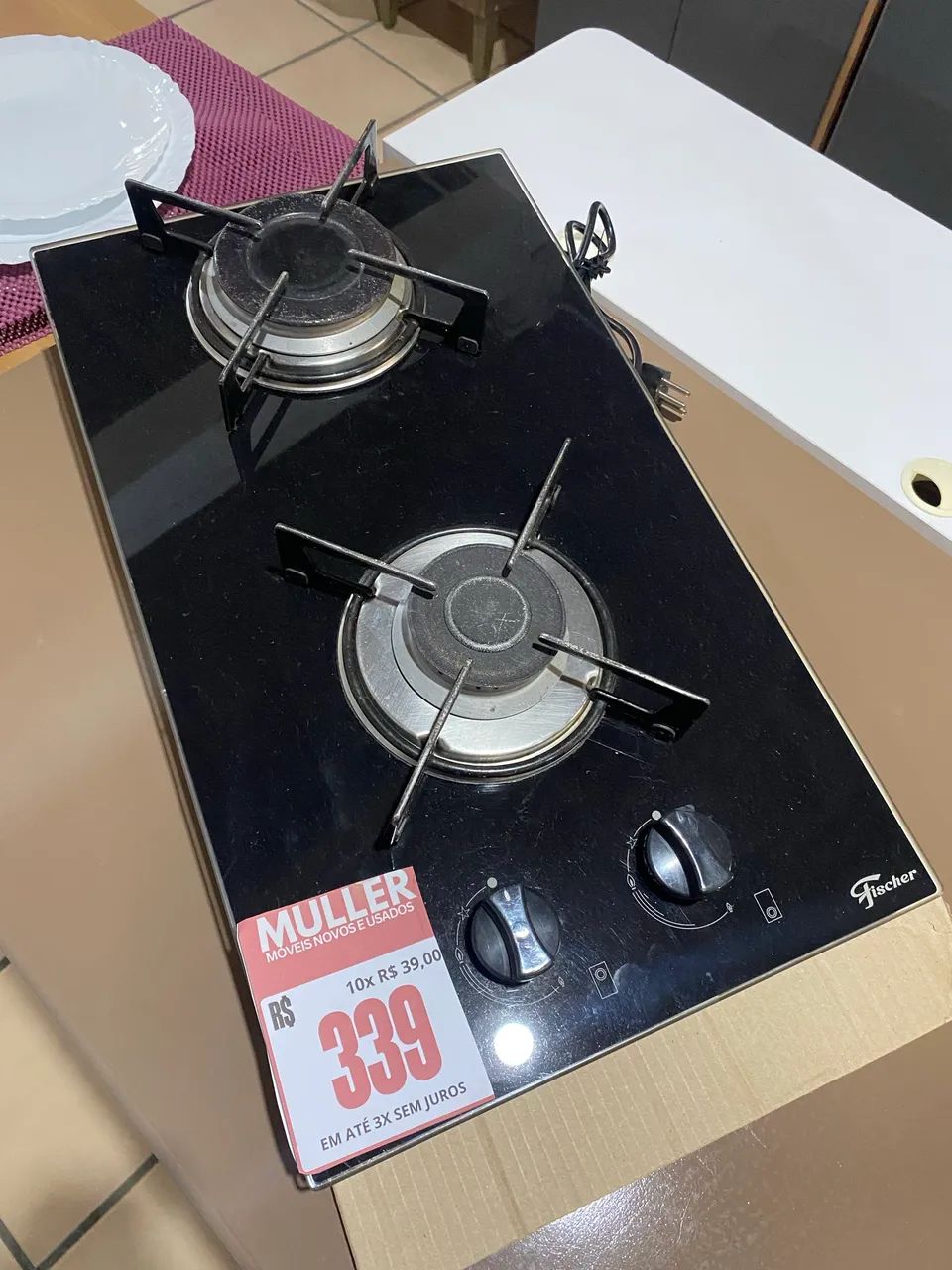 Fogão Cooktop 2 bocas  - Foto 2