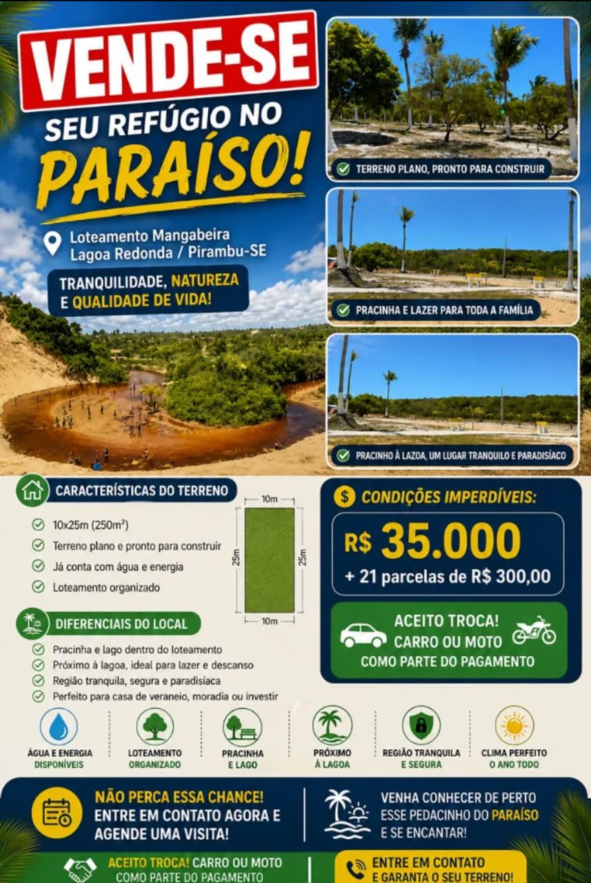Terreno em Lagoa Redonda 