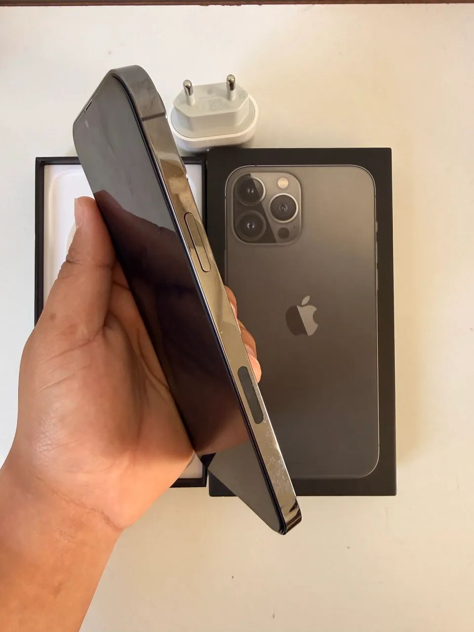 iPhone 13 Pro max (黒) 128GB IPHONE 13 PRO MAX 128GB BLACK - Caixa e Nota - Celulares e