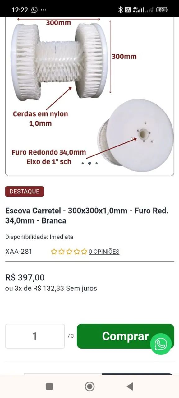ESCOVA CARRETEL  - Foto 6