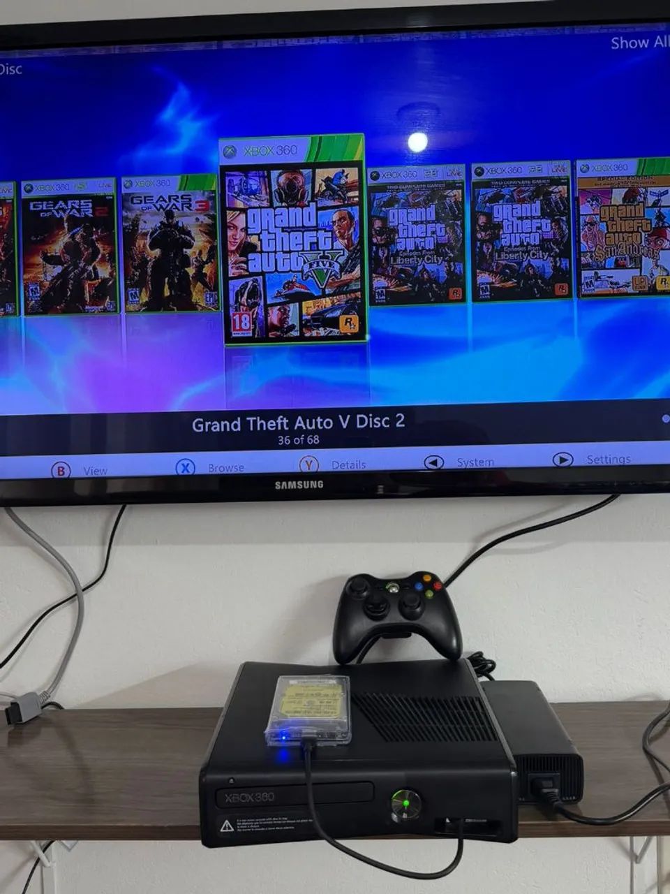 Xbox 360 + 70 jogos - Foto 2