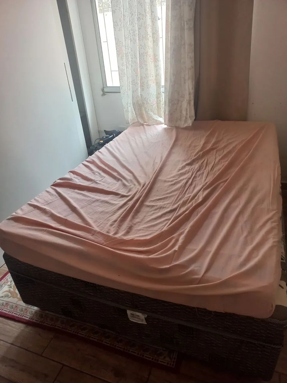 Cama de casal box conjugado + colchão 