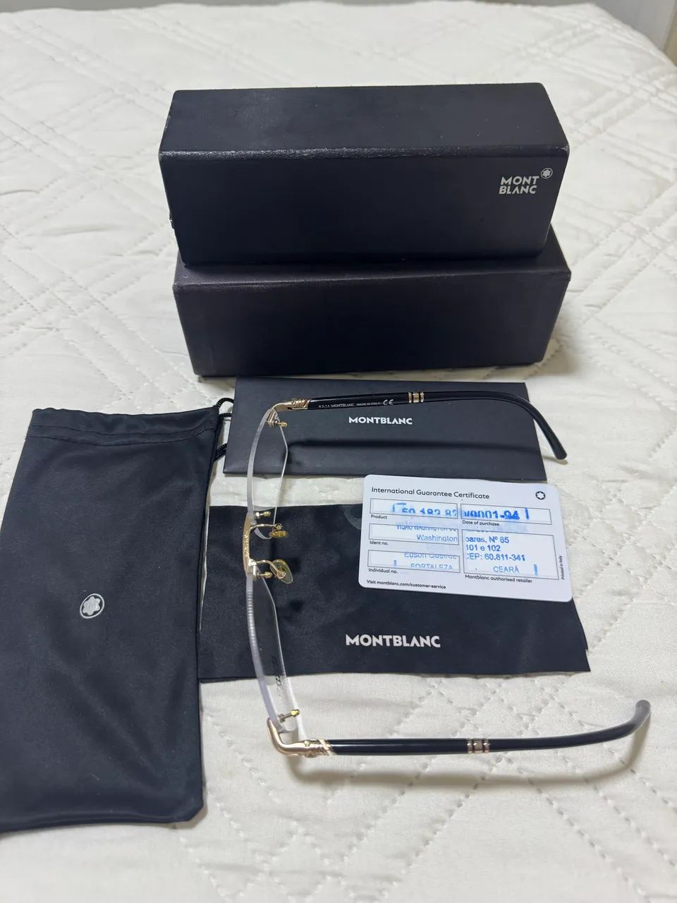 Oculos Montblanc Homenagem ao centenário da caneta Meisterstück  - Foto 2