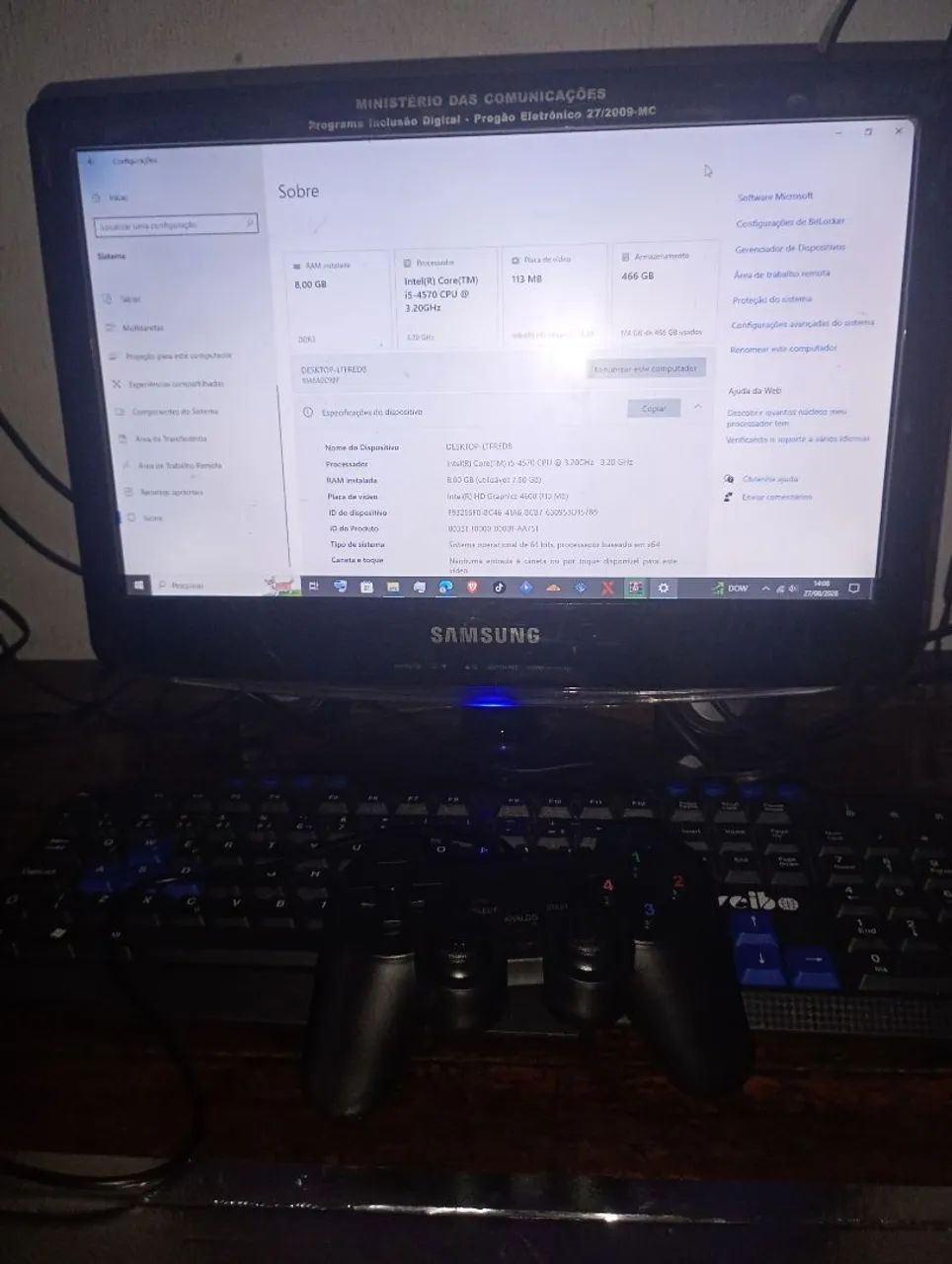 Pc completo com monitor e  - Foto 2