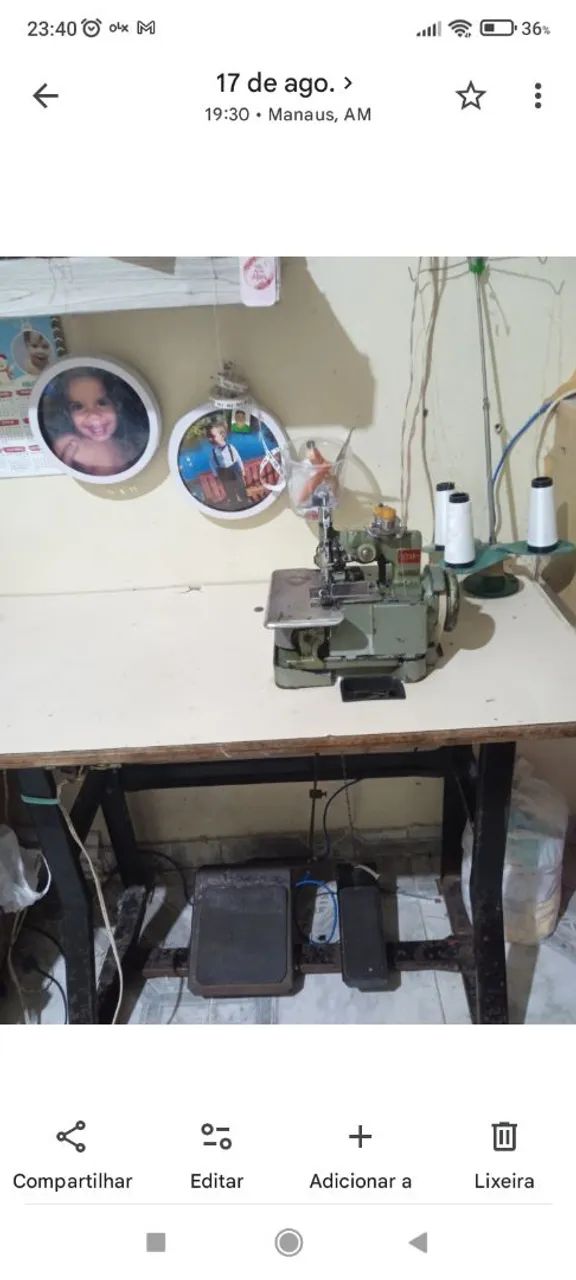 Máquina overloque $700,00 - Foto 3