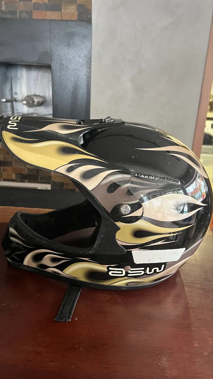 Vendo capacetes usados FOX e ASW - Foto 4