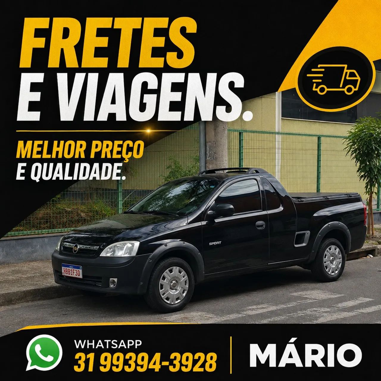 Fretes, viagens e pequenas mudanças